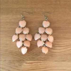 Pale Pink Dangle Earrings